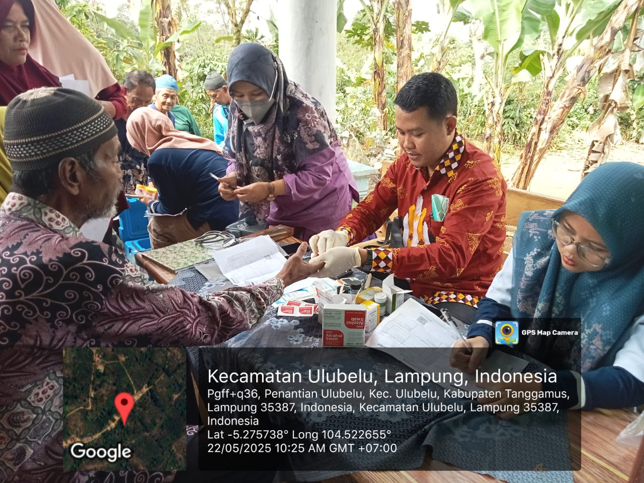 Pelayanan Pengobatan di Daerah Terpencil, Warga Pekon Tanjung Baru Sambut Antusias Kegiatan Penjaringan Kesehatan