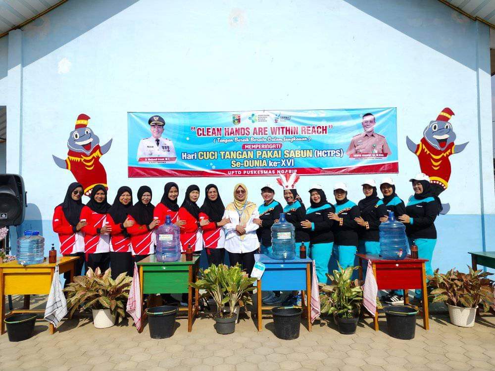 Puskesmas Ngarip Kampanyekan Hari Cuci Tangan Sedunia: Edukasi Pentingnya Kebersihan Tangan untuk Kesehatan Masyarakat